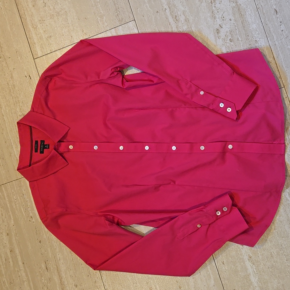 Talbot's Non-Iron Hot Pink "The PERFECT Shirt"
